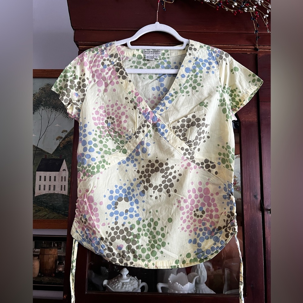 Royal Robbins yellow cotton top size small